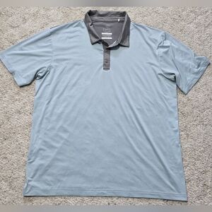 Swannies Polo Blue And Gray Mens Size XL